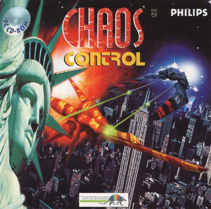 Chaos Control box art for Sega Saturn
